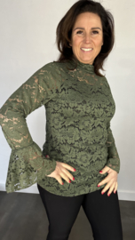 Kanten top Jill army SALE