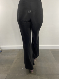 Flared pants zwart