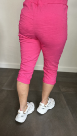 Comfy Capri joggjeans fuchsia +SIZE