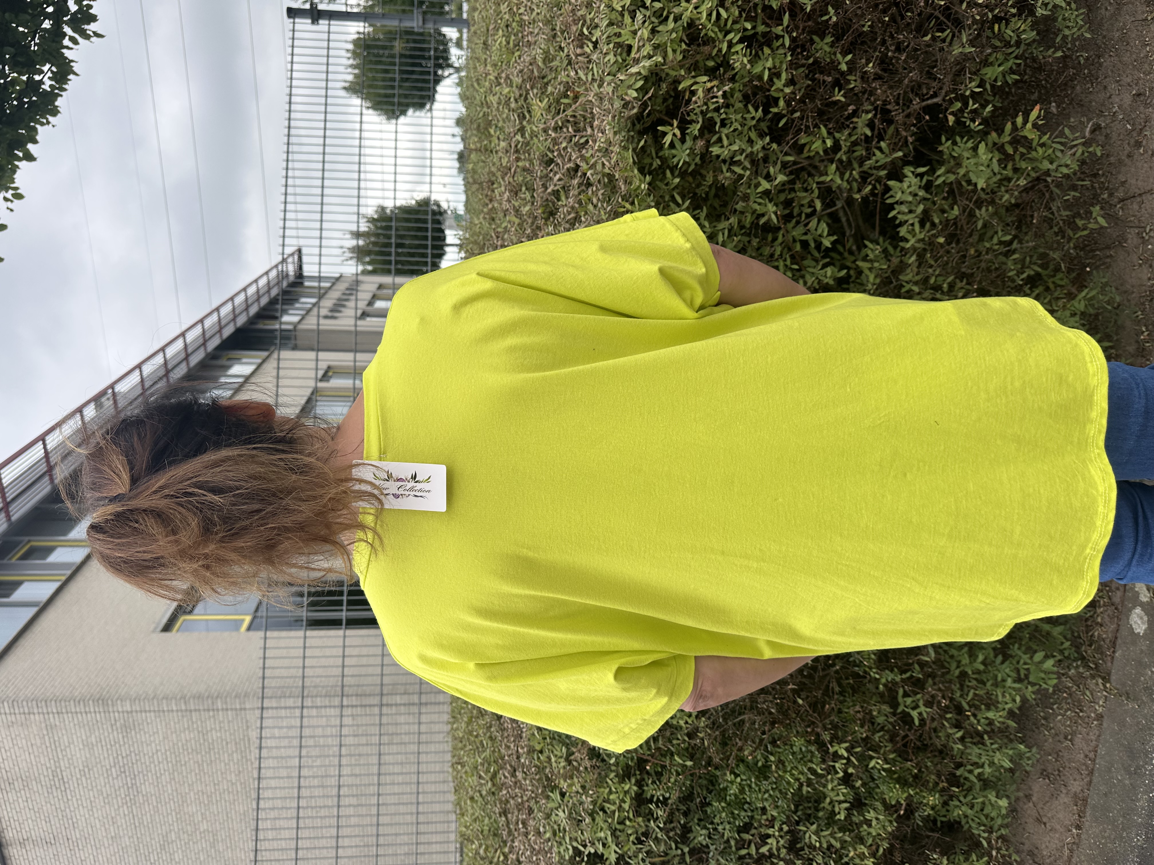 Oversized t-shirt Glamour lemon SALE