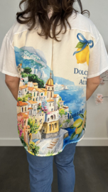 Shirt met borstzak Toekan Limone