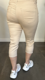 Capri stretch broek B.S. zand