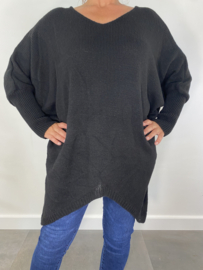 Oversized trui gaby zwart