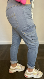 Cargo joggjeans light Denim