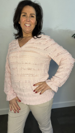 Top Sofie ruffles Roze