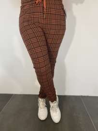 Joggjeans pepita ruit stone