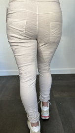 Joggjeans silver sparkle zand