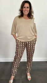 Travel broek Rome bruin