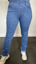 G-smack stretch joggjeans met elastiek