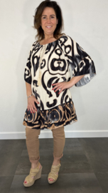 Tuniek Fleur zwart