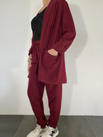 2-Delig pak Lisa wijnrood (+ size) maat 2