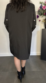 Blazer Dress hartjes zwart/ zilver