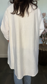 Blouse/ jurk Nicole jeans mesh bloem