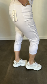Capri stretch broek B.S. wit