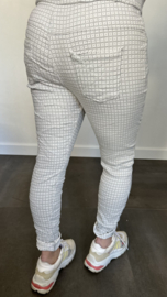 Joggjeans jacquard Bibi grijs