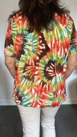 Ballon shirt met elastiek Cascade