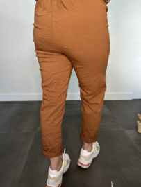 Comfy joggjeans cognac +SIZE