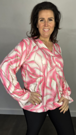 Soft top Linda met elastiek pink