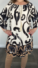 Tuniek Fleur zwart