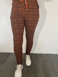 Joggjeans pepita ruit stone