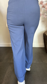 Highwaist WIDE LEG jogger Jeans blauw