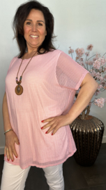2-delige top Rihanna Roze