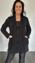 Glitter vest Roxane Zwart