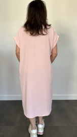 Jurk Maya +Size roze