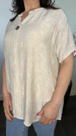 Blouse Silvi flowers Zand