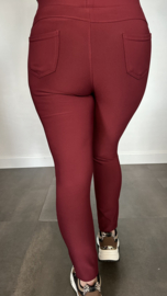 Tregging angelia High waist Bordeaux