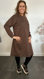 Jurk/ tuniek 2d print NY Choco