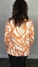 Soft top Linda met elastiek oranje