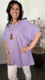 Shirt Jessica met ketting Lila