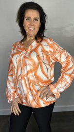 Soft top Linda met elastiek oranje