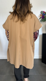 Trenchcoat met knopen camel