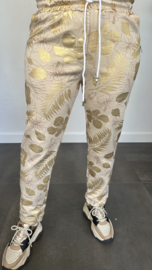Jogger golden flower zand SALE