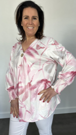 Soft top Nina blossom donker roze