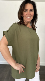 Shirt Lidya met knoopjes +Size army