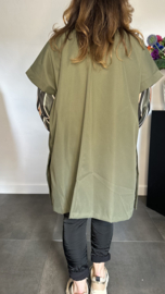 Trenchcoat met knopen Army