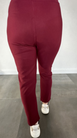 Tregging met fleece gevoerd new zipp bordeaux