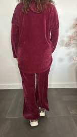 Velvet comfy pak Tessa Bordeaux