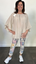 Blouse Veronica UNI +SIZE zand
