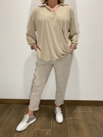 Broek met linnen zand
