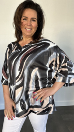 Soft shirt lava +Size zwart
