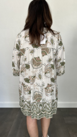 Tuniek met stroken paisley & flowers army