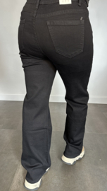 Red Berry Jeans wide leg glitter zwart