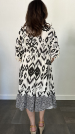 Jurk Carla aztec zwart