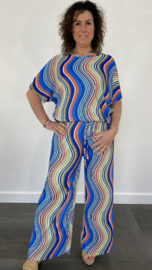 2-Delig comfy pak coloured wave kobalt SALE