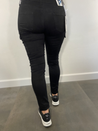 Worker jeans Miss RJ zwart