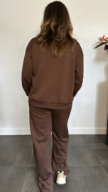 2-Delig comfy pak Wilma bruin